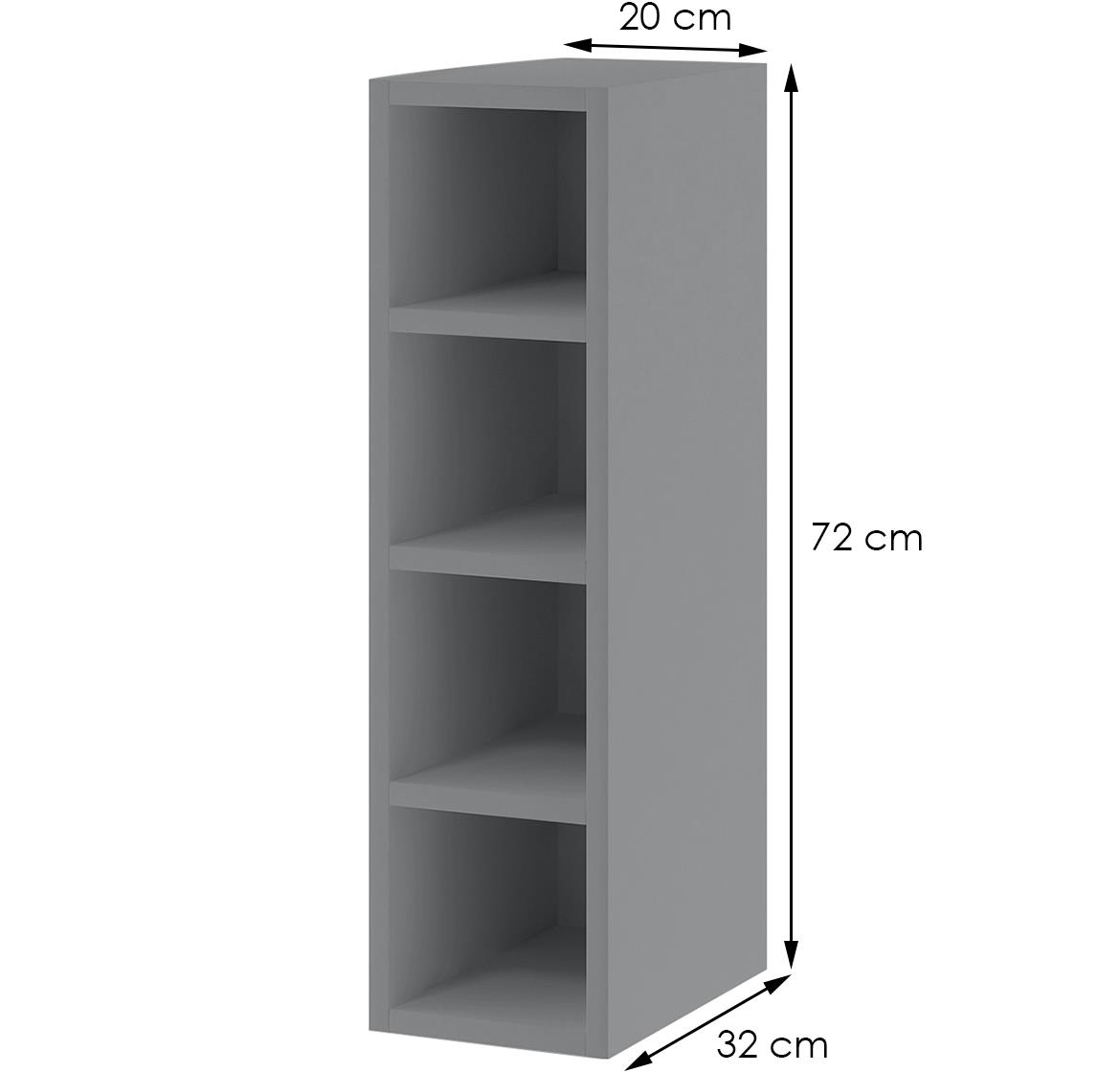 Lora wk20/72 kuhinjski element 20x32x72 cm sivi
