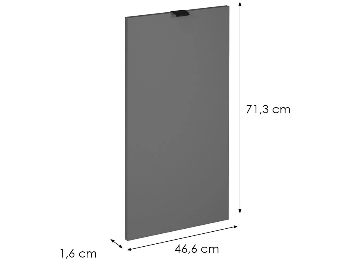 Langen d45fzw kuhinjska fronta 44,6x1,6x71,3 cm siva