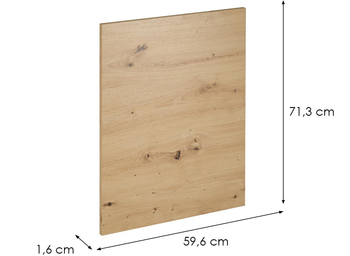 Langen d60fzw kuhinjska fronta 59,6x1,6x71,3 cm natur (artisan hrast)