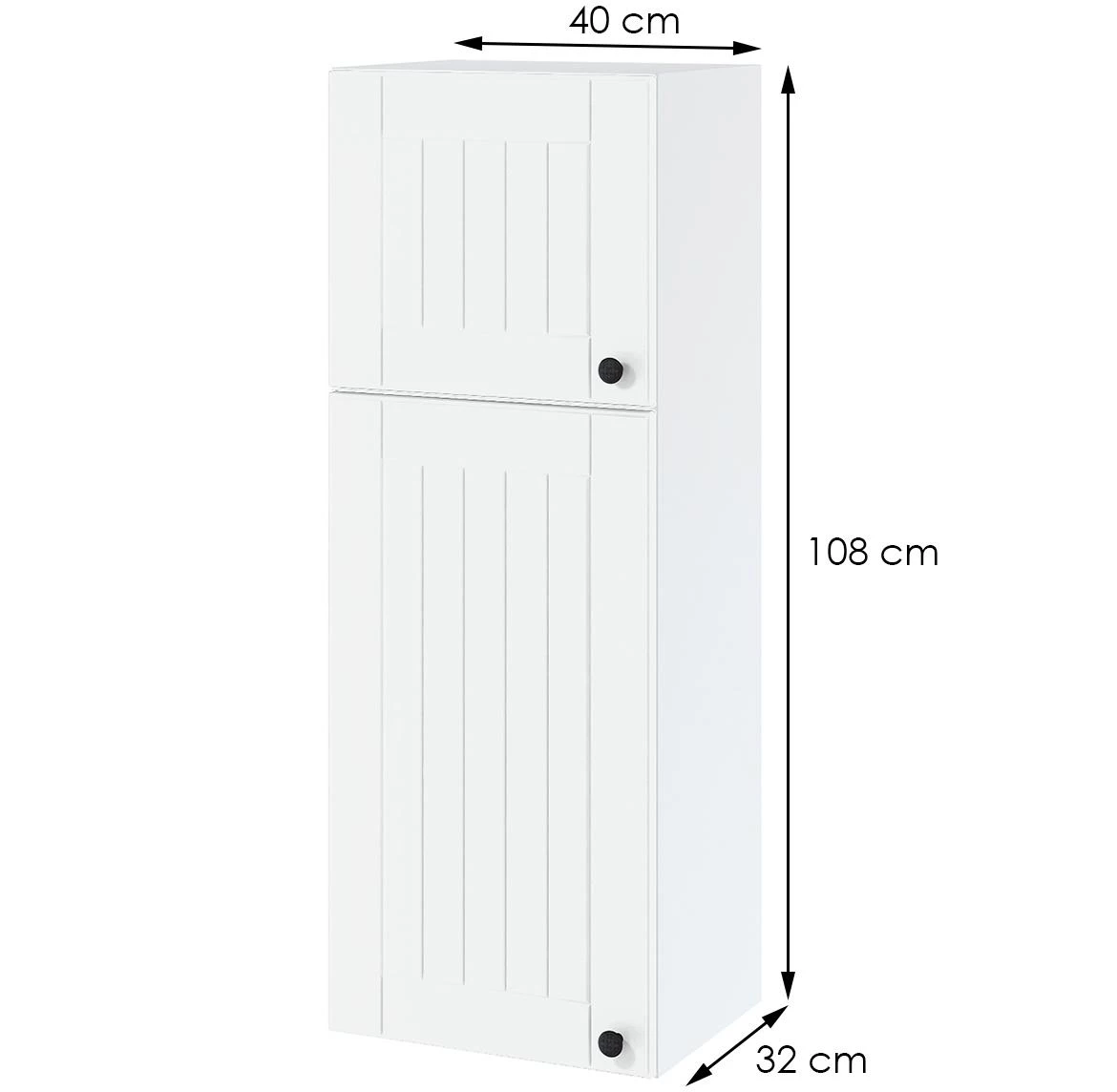 Lora wpp4/1080 kuhinjski element 2 vrata 40x32x108 cm beli