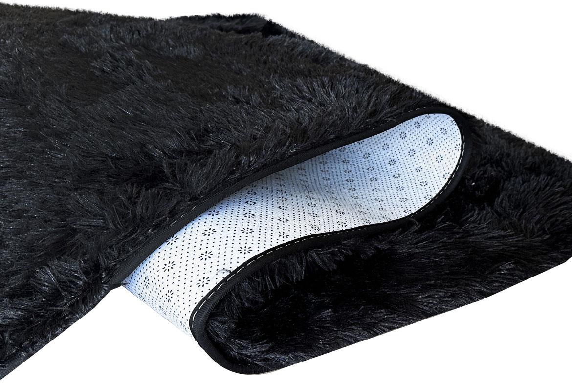 Tepih Shaggy Oslo 80x150cm crni