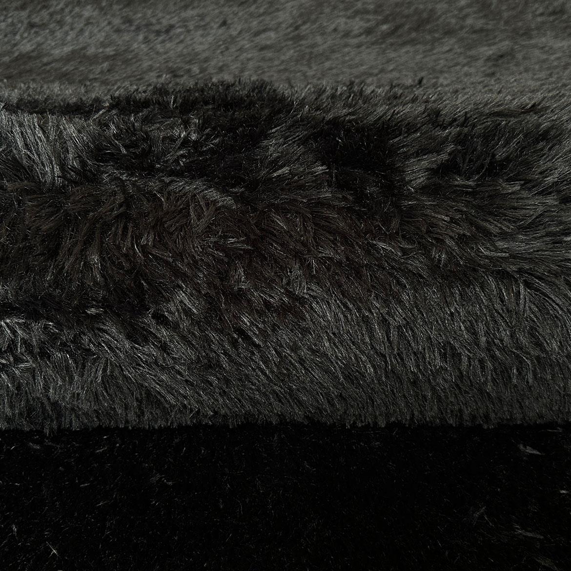 Tepih Shaggy Oslo 80x150cm crni