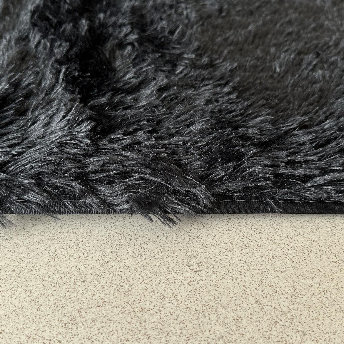 Tepih Shaggy Oslo 80x150cm crni