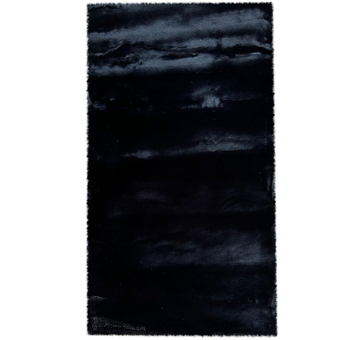 Tepih Carmen Rabbit Fur 80x150cm crni