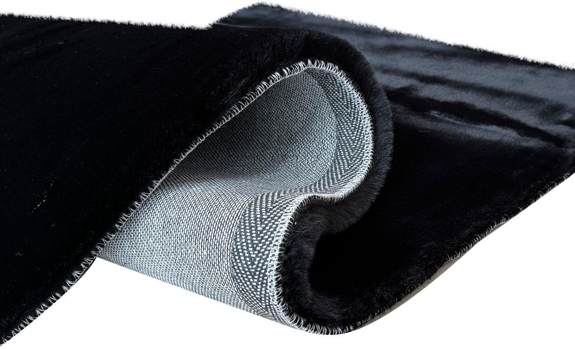 Tepih Carmen Rabbit Fur 80x150cm crni