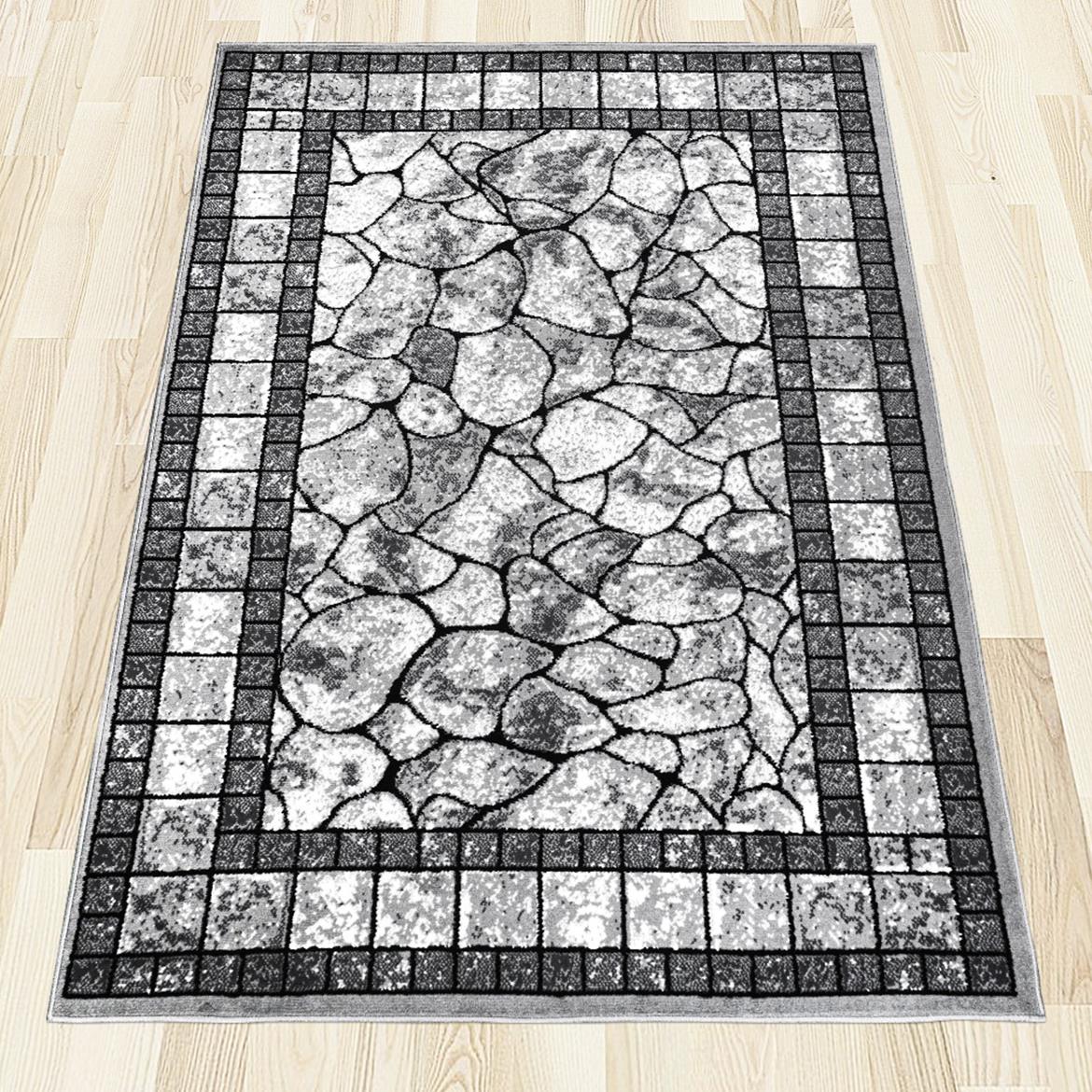 Tepih Stones 160x230cm sivi