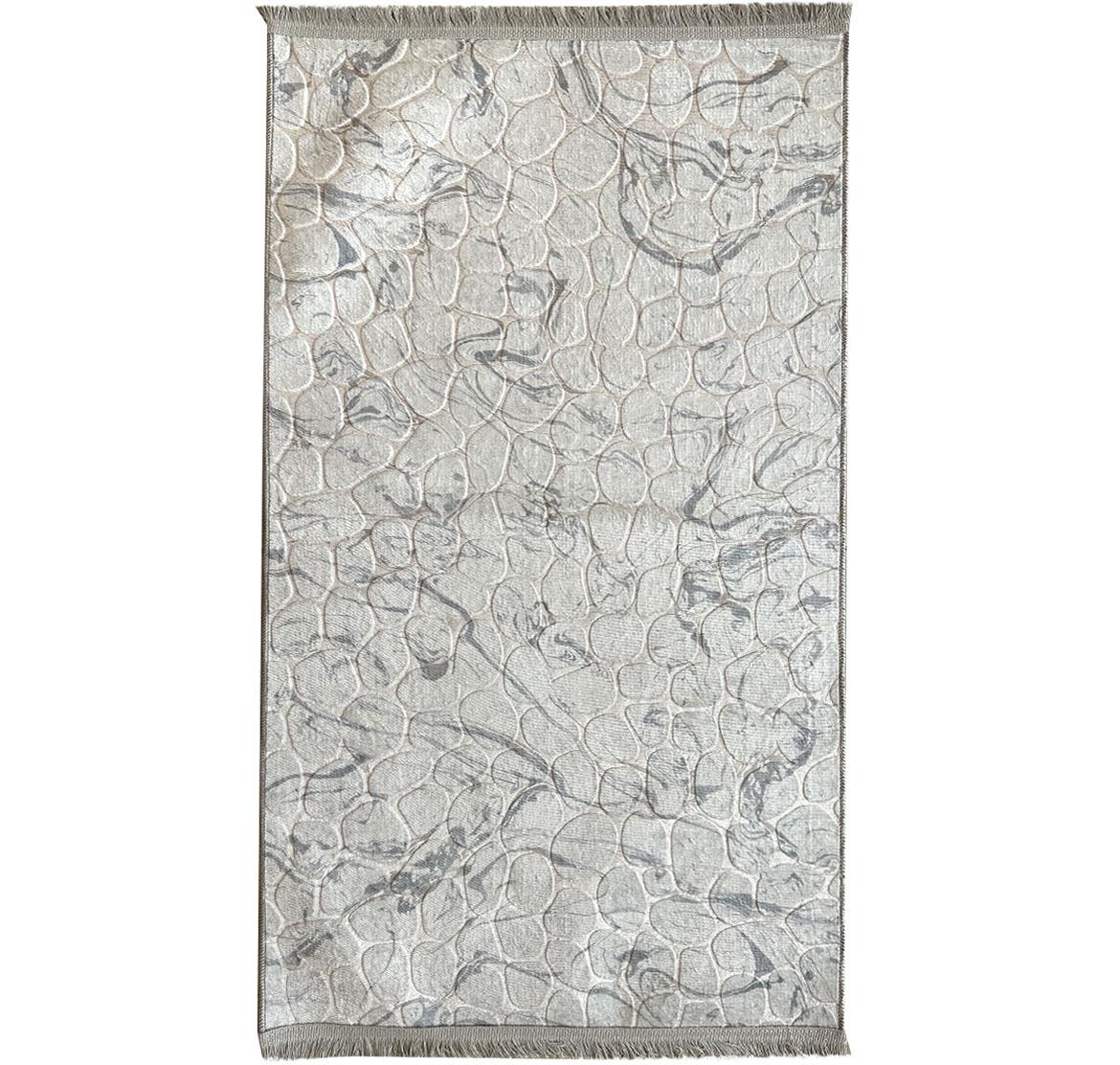 Tepih Peri Stone 80x280cm srebrni