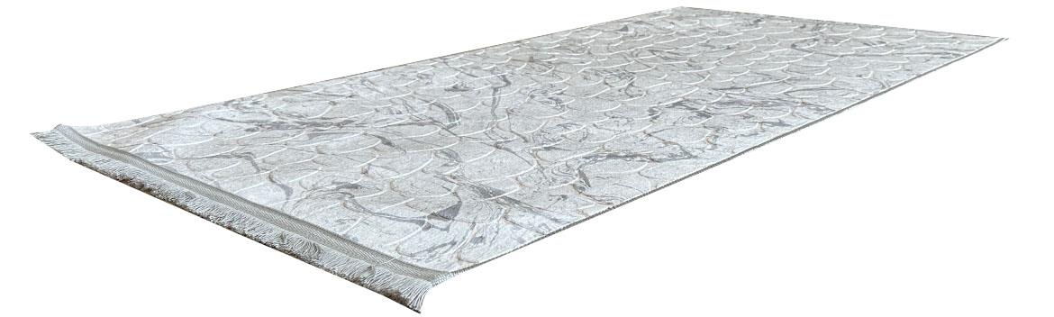 Tepih Peri Stone 80x280cm srebrni