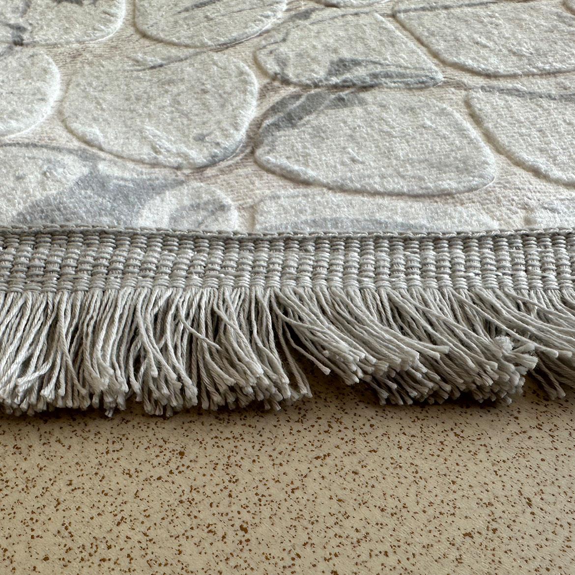 Tepih Peri Stone 160x220cm srebrni