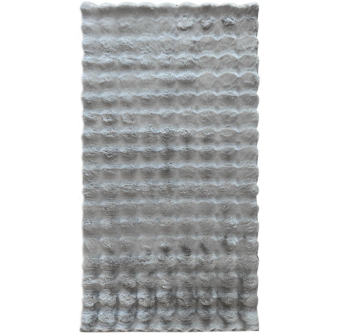 Tepih Shaggy Genk 140 x 200 cm svetlo sivi
