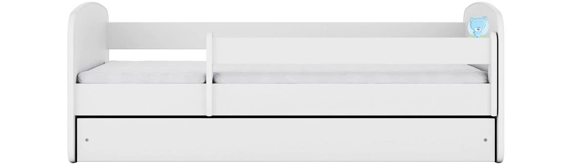 Babydreams krevet+podnica+dušek 90x184x61 cm beli/print medveda 3