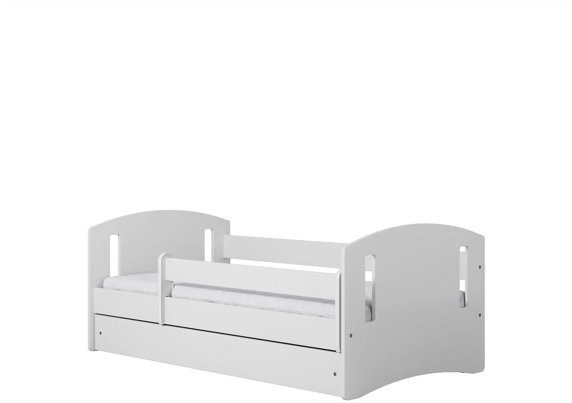 Classic decji krevet sa podnicom 90x164x65 cm beli