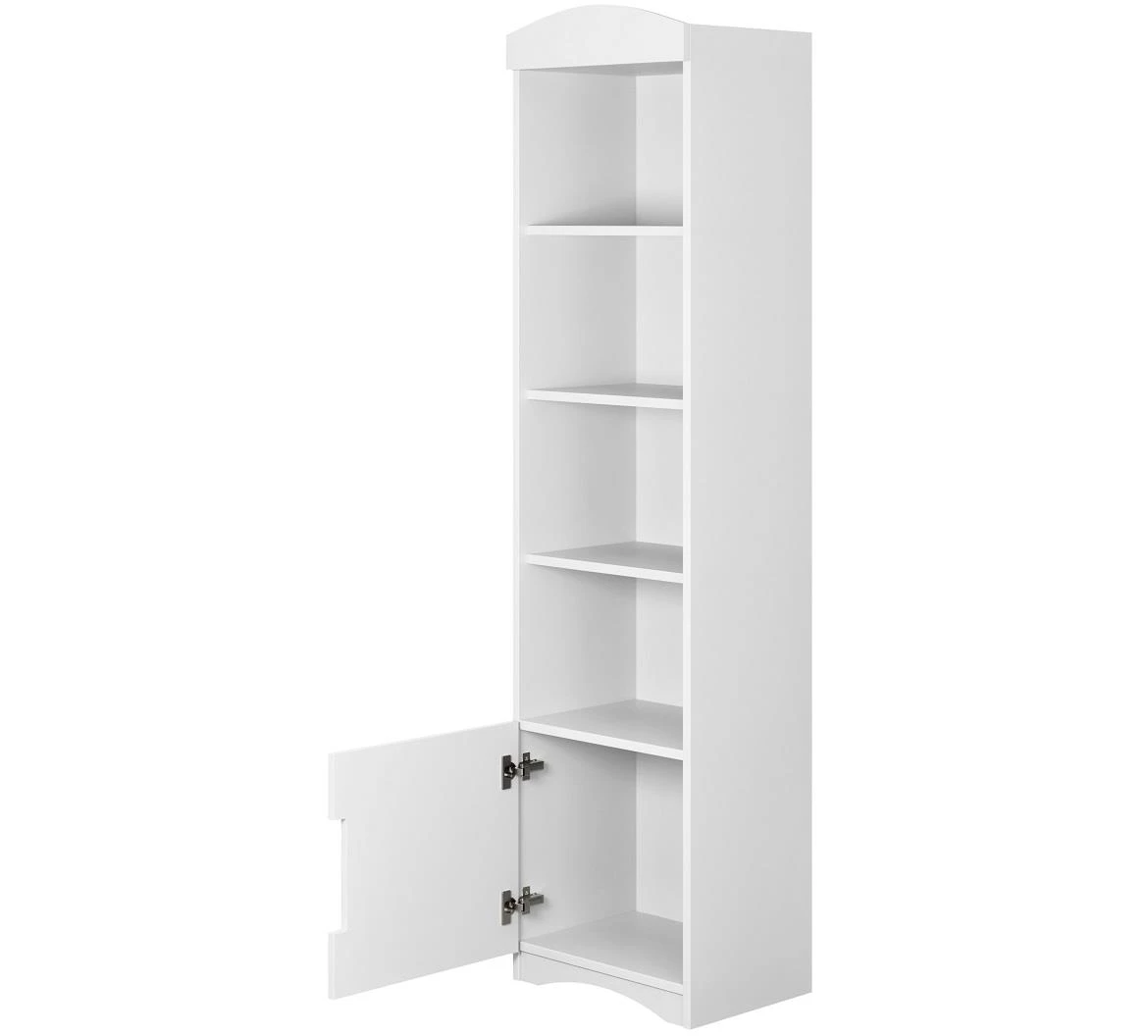 Classic polica 1 vrata+4 otvora 46x36x188,2 cm bela