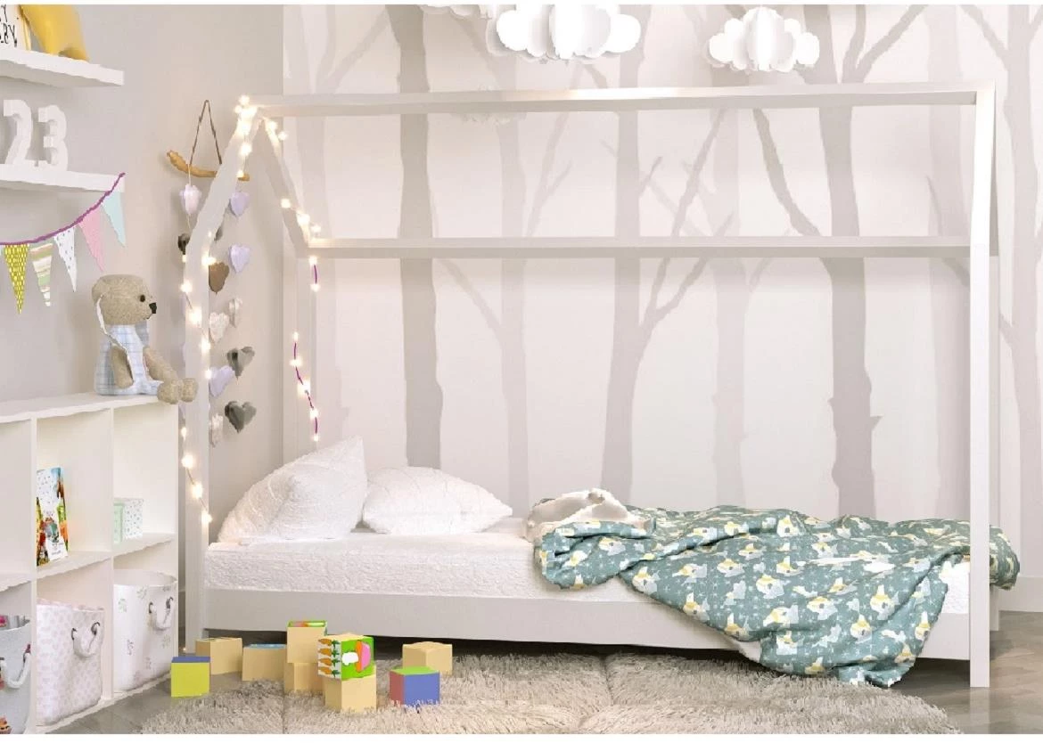 Bella decji krevet sa podnicom 88,5x188x145 cm beli