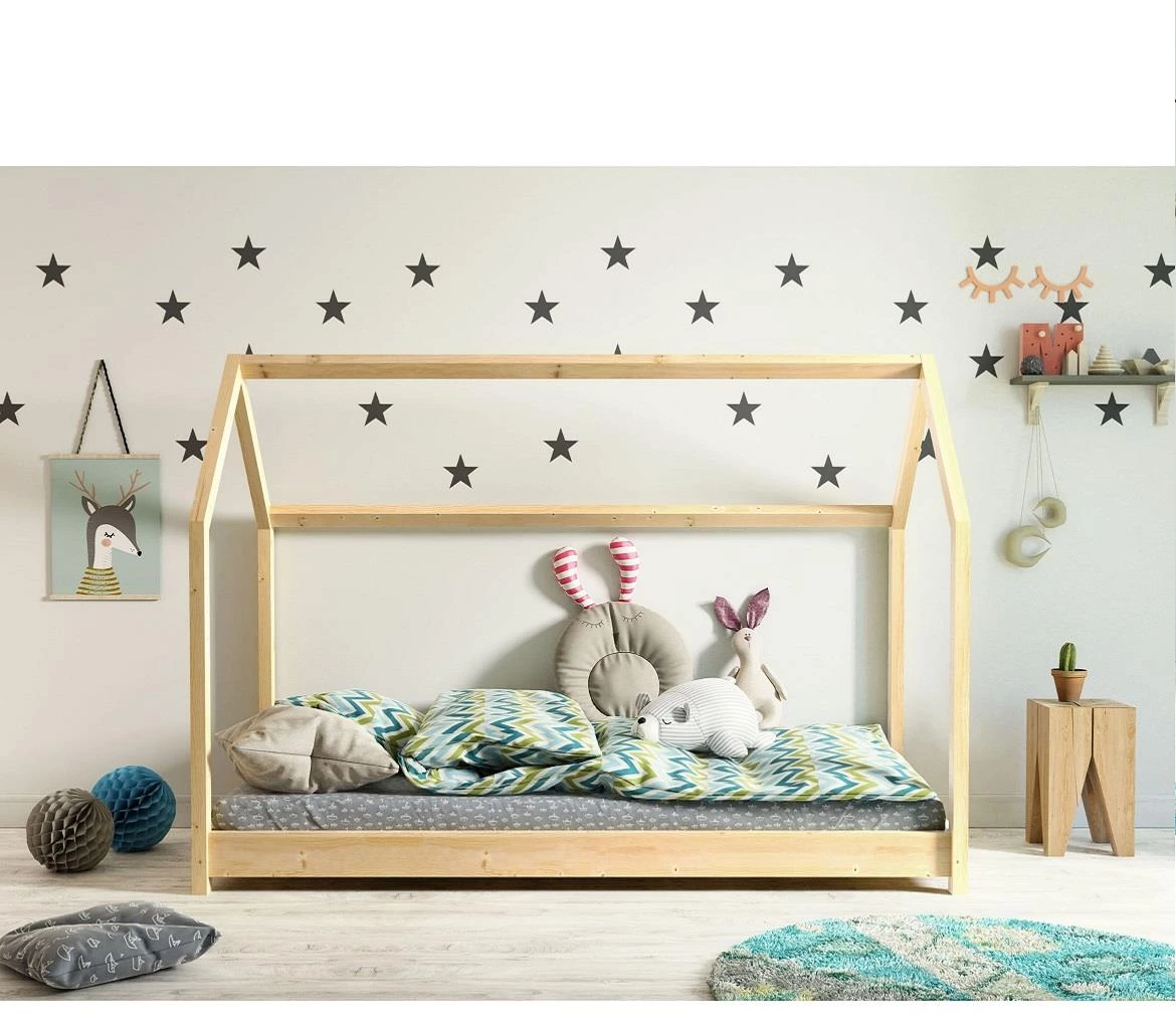 Bella decji krevet sa podnicom 88,5x188x145 cm natur