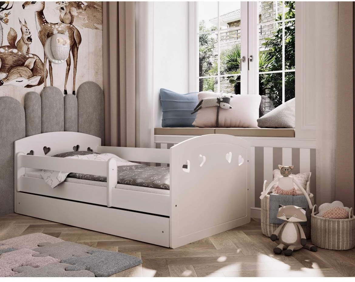 Julia decji krevet sa podnicom 90x144x65 cm beli