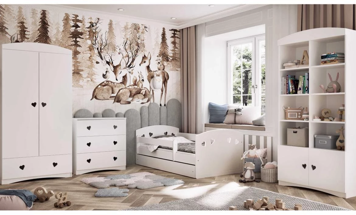 Julia decji krevet sa podnicom 90x144x65 cm beli