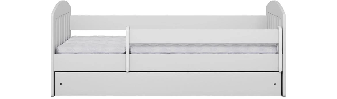 Classic decji krevet sa podnicom 90x184x65 cm beli