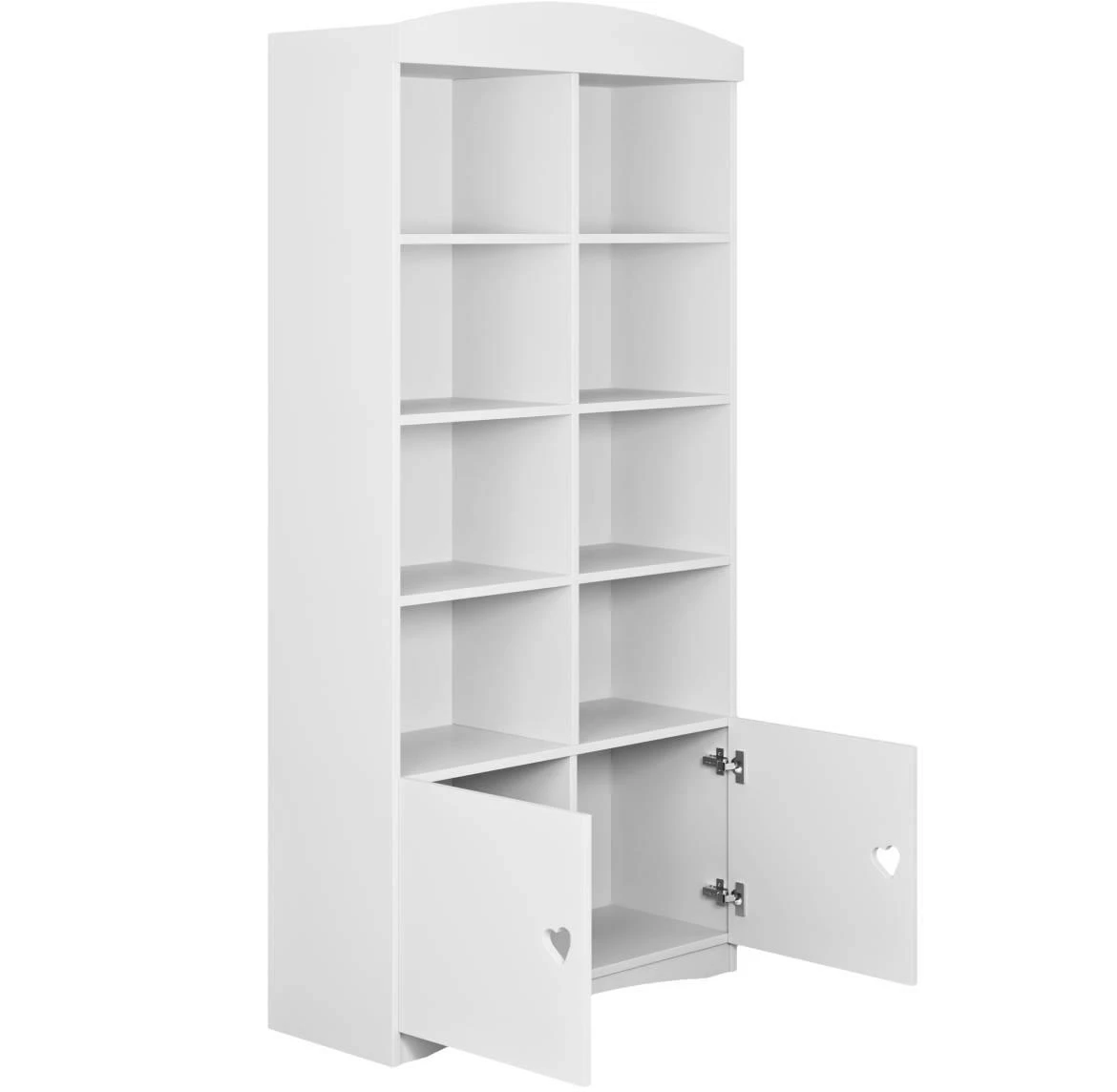 Julia polica 2 vrata+8 otvora 90x36x188,2 cm bela