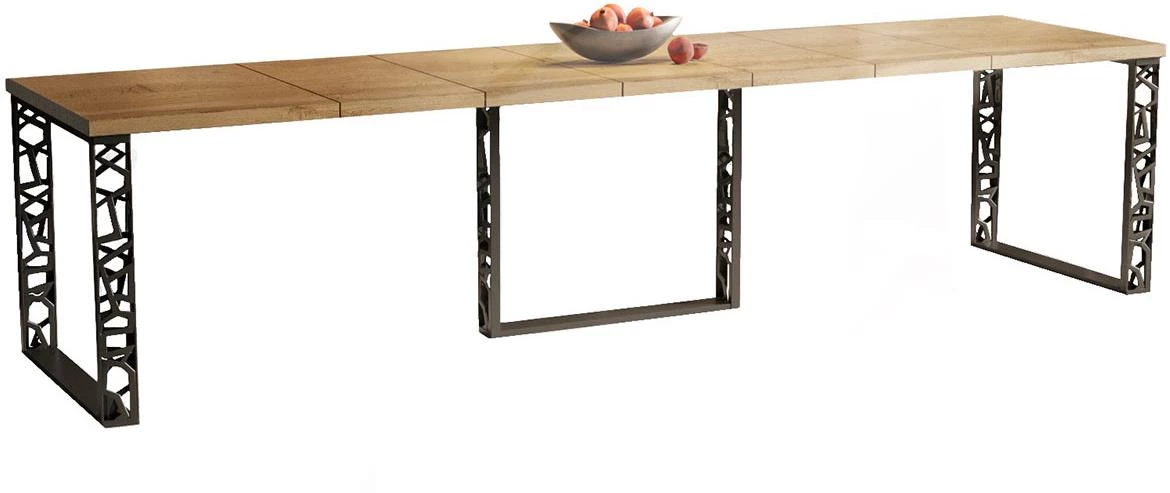 Ewerest Max sto 130(290)x80x76 cm natur (wotan hrast)