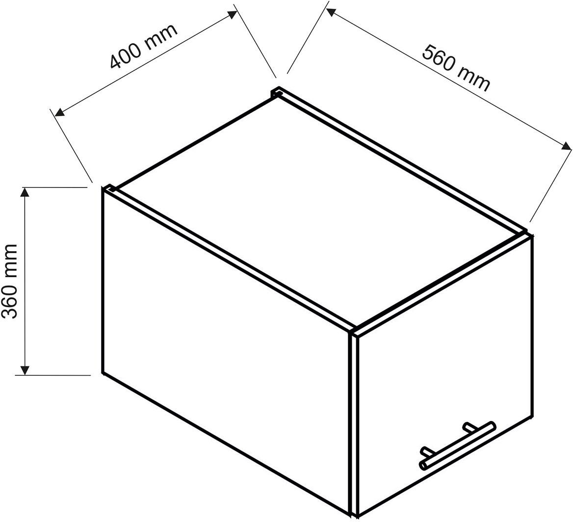 Max W40okgr/560 kuhinjski element  40x56x36 cm beli