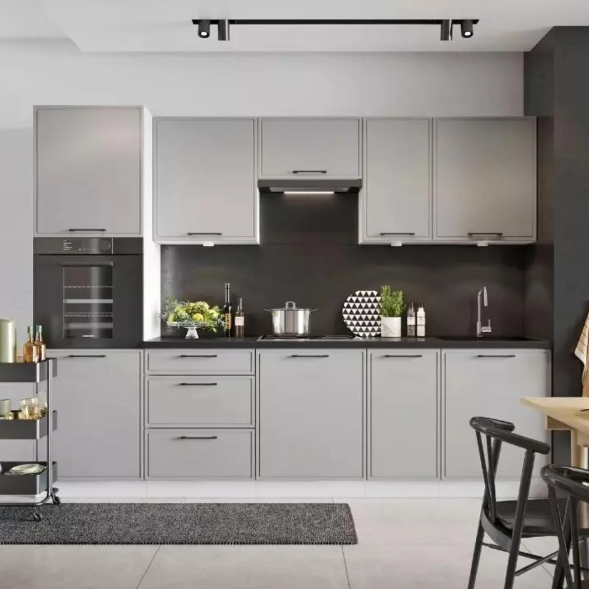 Emily 45po front za sudomašinu 44,6x1,6x57 cm sivi