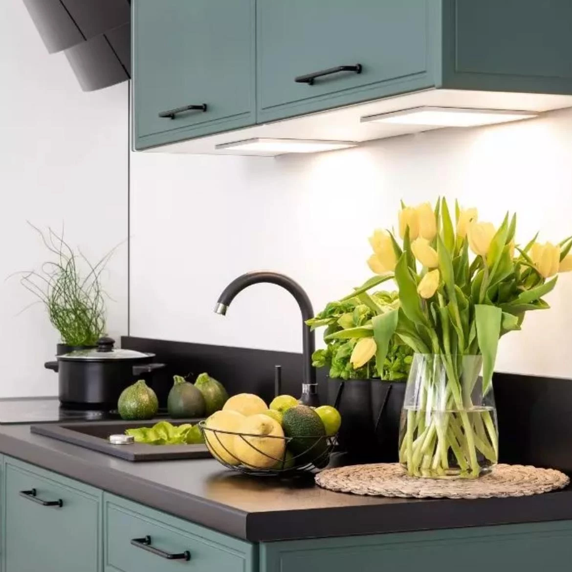 Emily 1080x304 bocna strana 30,4x1,9x108 cm zelena