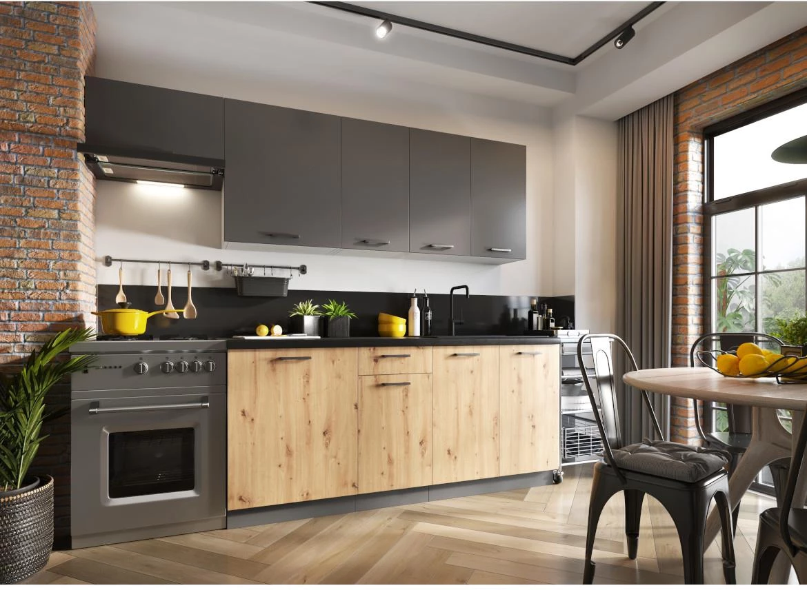 Clara 60po kuhinjski front 60x1,6x82 cm natur (artisan hrast)