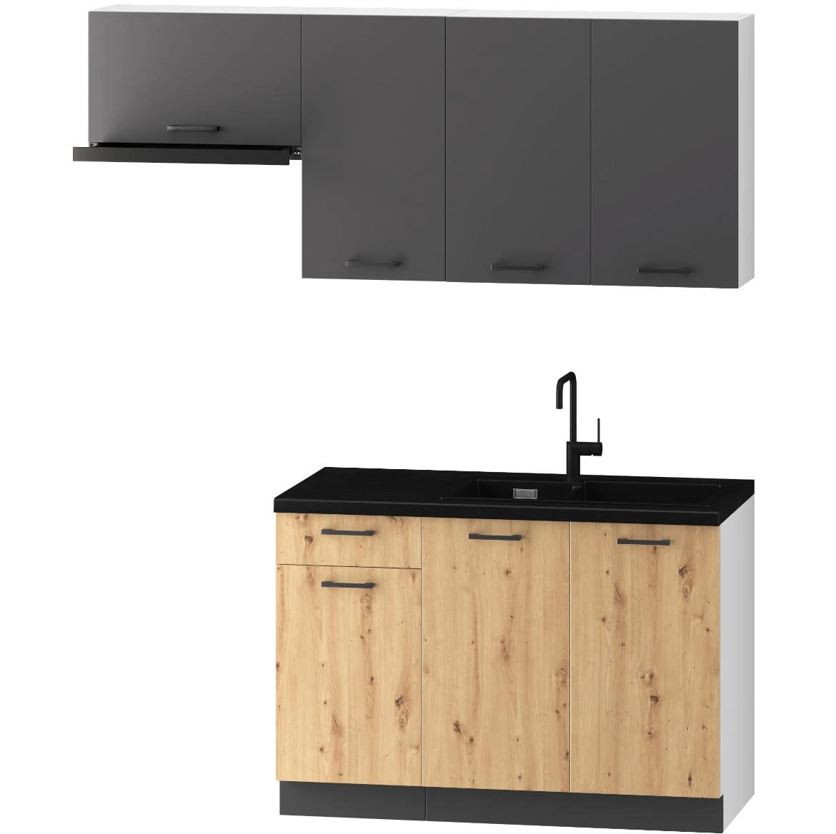 Clara 60po kuhinjski front 60x1,6x82 cm natur (artisan hrast)