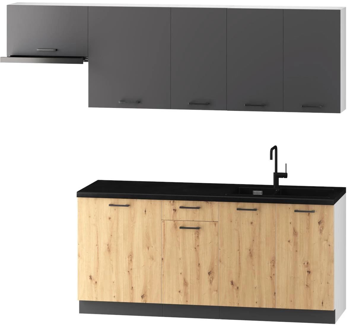 Clara 60po kuhinjski front 60x1,6x82 cm natur (artisan hrast)