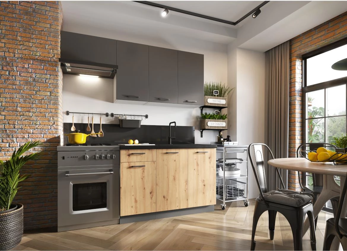 Clara 60po kuhinjski front 60x1,6x82 cm natur (artisan hrast)