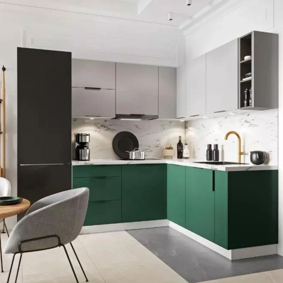 Max 720x304 bocna strana 30,4x1,9x72 cm zelena