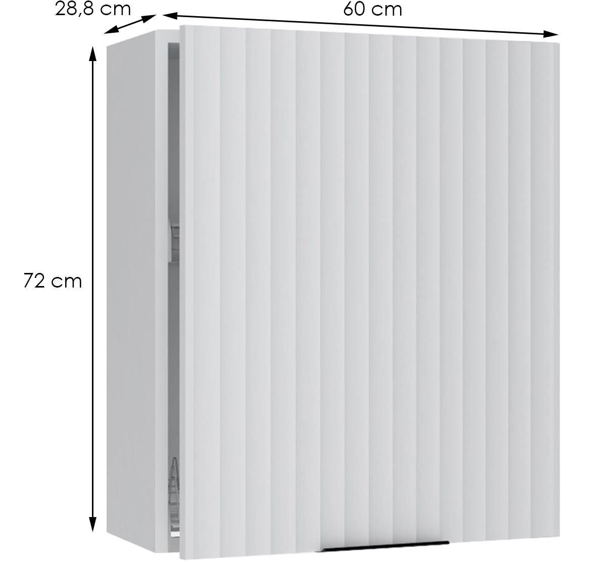 Vera W60SU ALU R/L kuhinjski element 60x28,8x72 cm beli