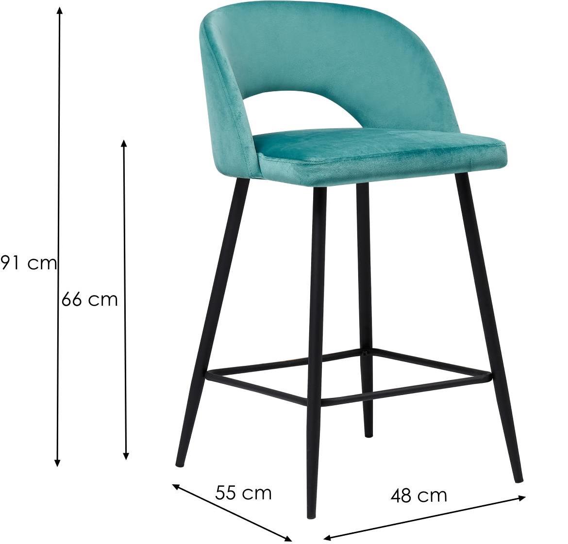 Omis barska stolica 50x45x85 cm zeleno/crna