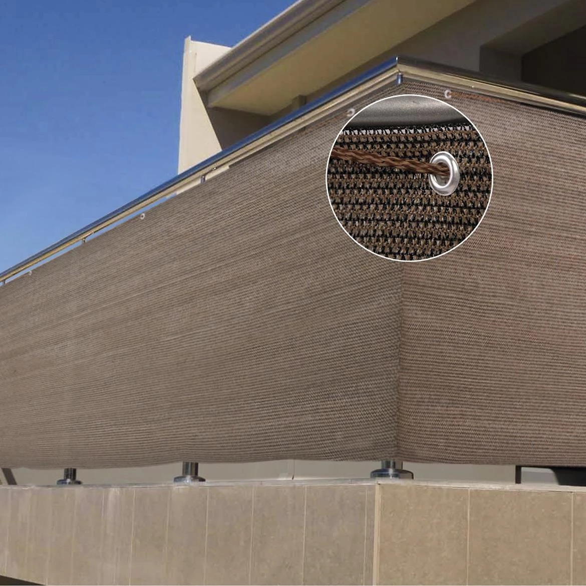 Zaštita privatnosti za balkon75cmx600cm venge ratan