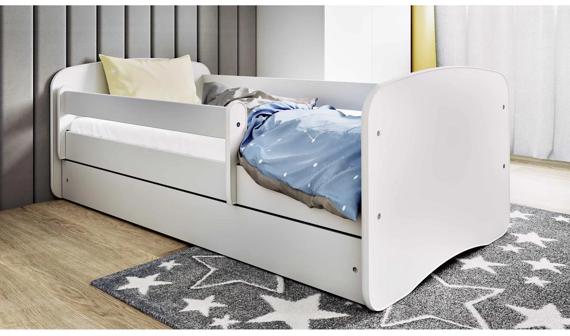Babydreams krevet sa podnicom i dušekom 80x144x61 cm beli