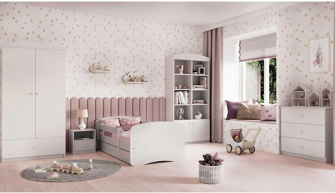 Babydreams krevet sa podnicom i dušekom 80x144x61 cm beli