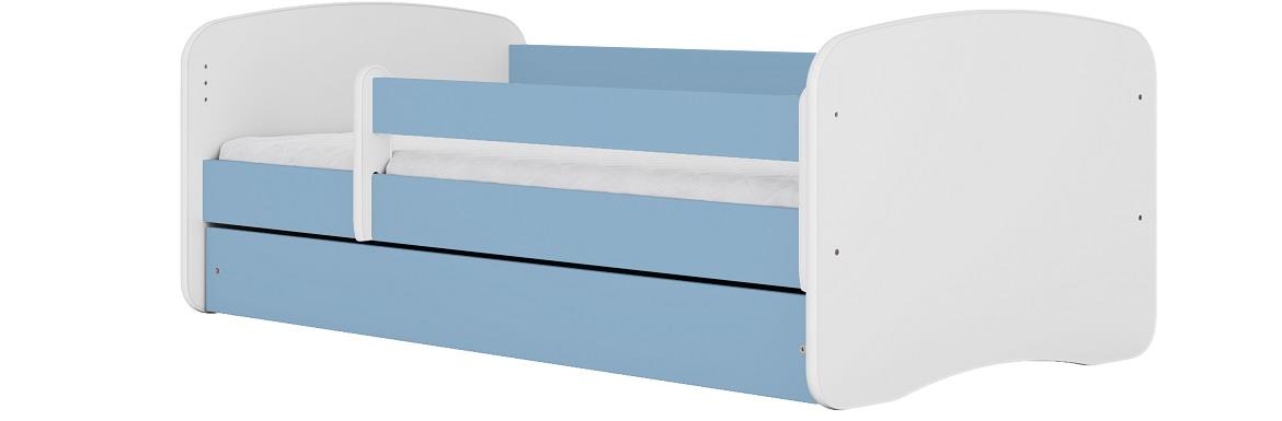 Babydreams krevet sa podnicom i dušekom 80x144x61 cm plavi/print vile