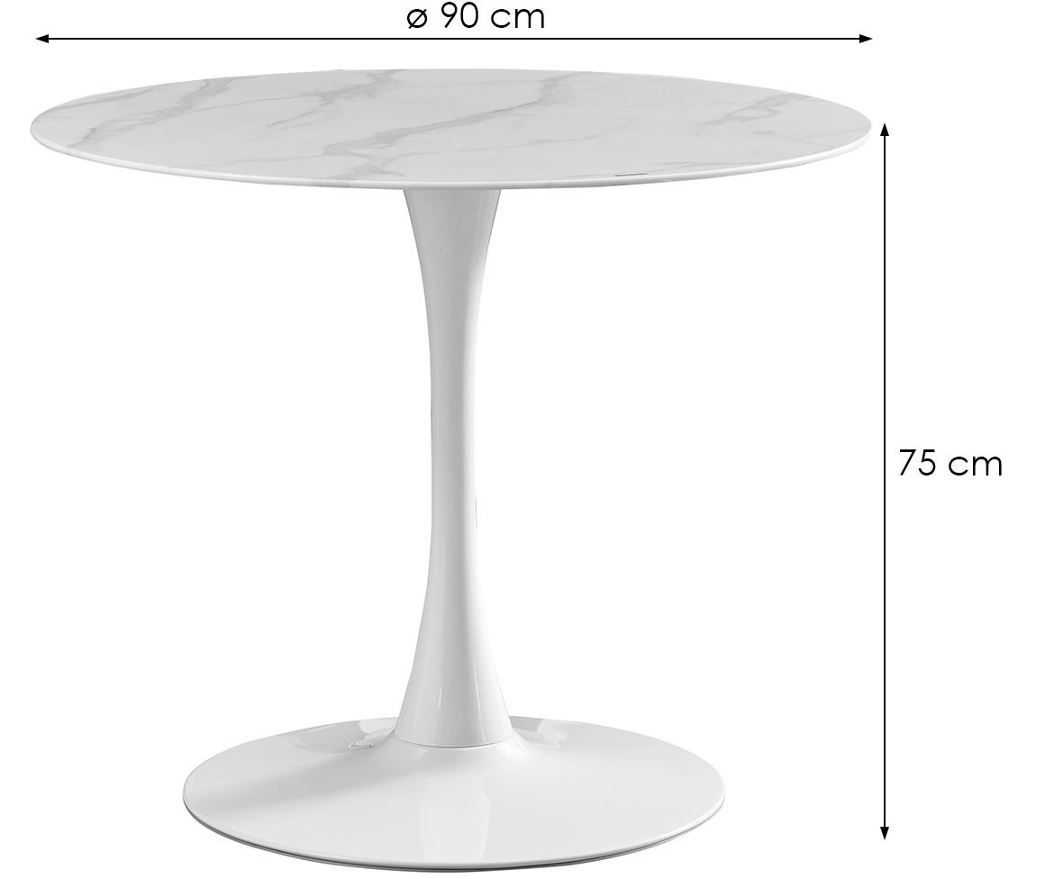 Cosmo TD-1967M sto D90x75 cm beli