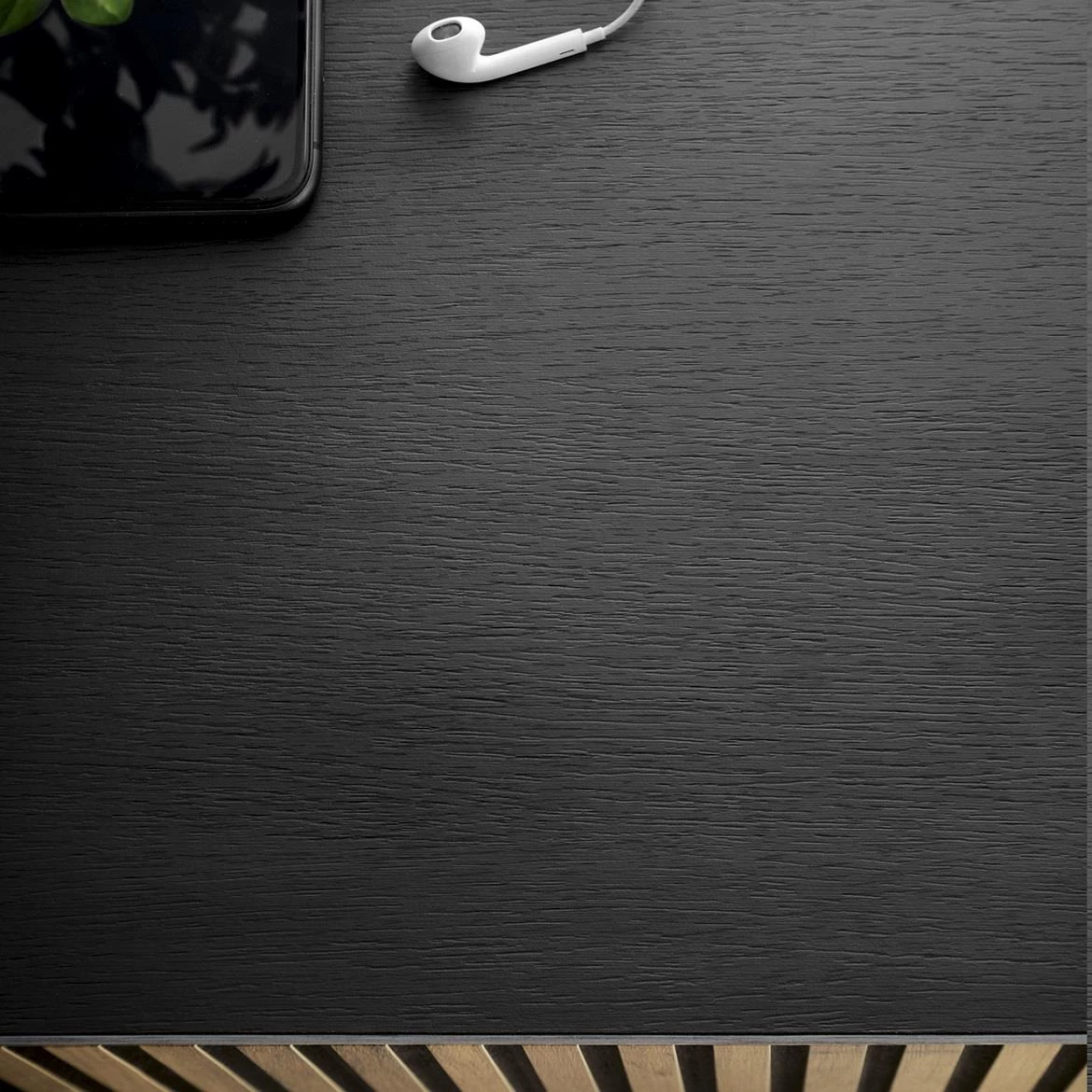 Sento WT104 vitrina 2 vrata 104x39x126 cm crna/natur (wotan hrast)