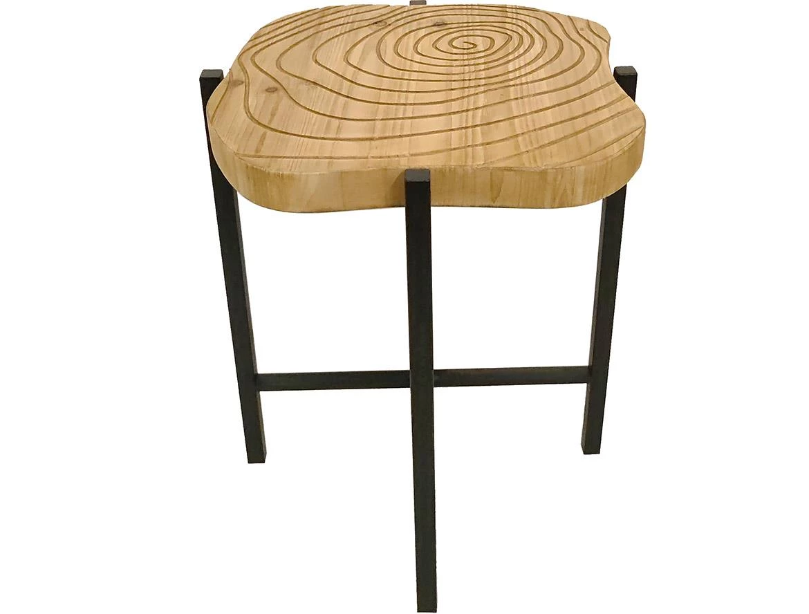 Maine stocic D45x50 cm hrast/crni