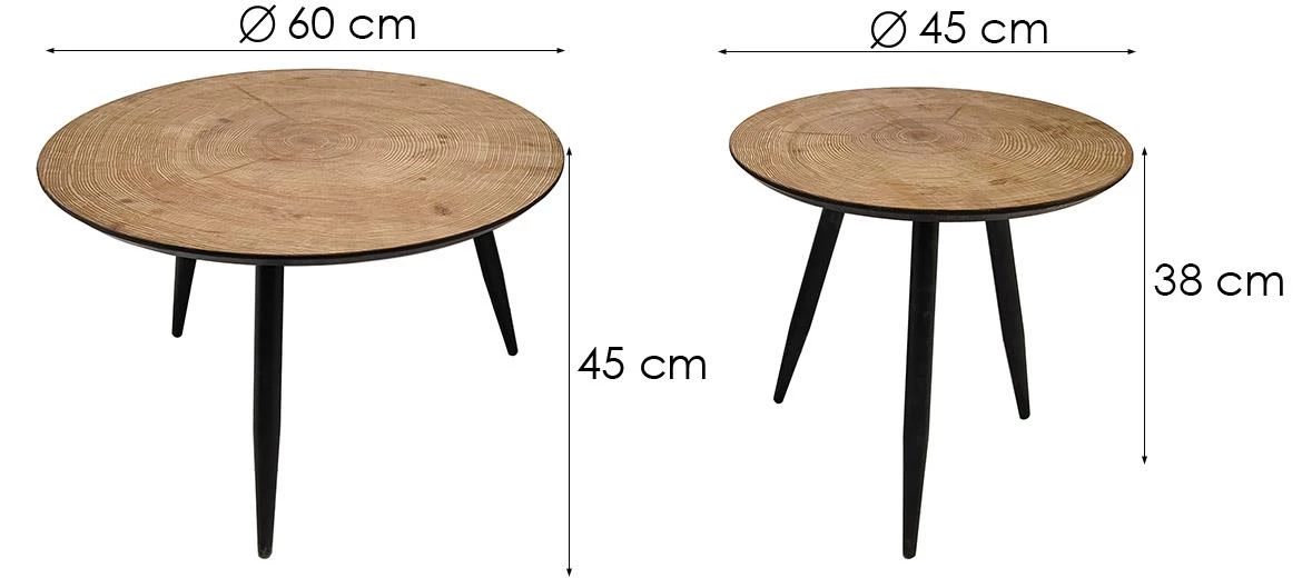 Harbor set 2/1 stocica hrast/crni