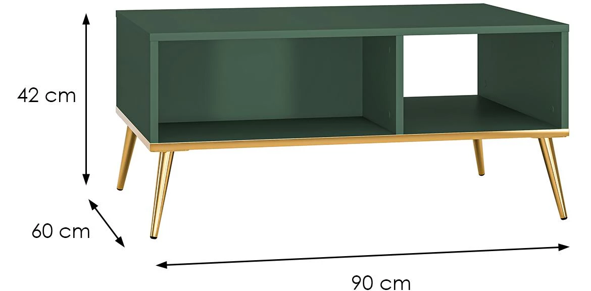 Forest 07 stocic 2 police 90x60x42 cm zelena