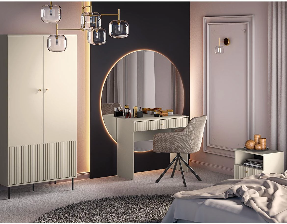 Sophie 03 vitrina 4 vrata 92x40x151 cm bež