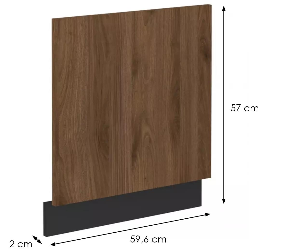 Monza kuhinjska fronta 59,6x1,6x57 cm orah