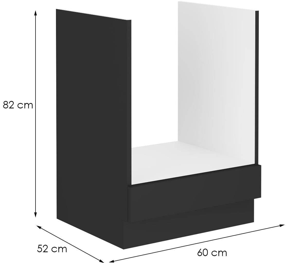 Siena 60dg bb kuhinjski element 60x52x82 cm crni