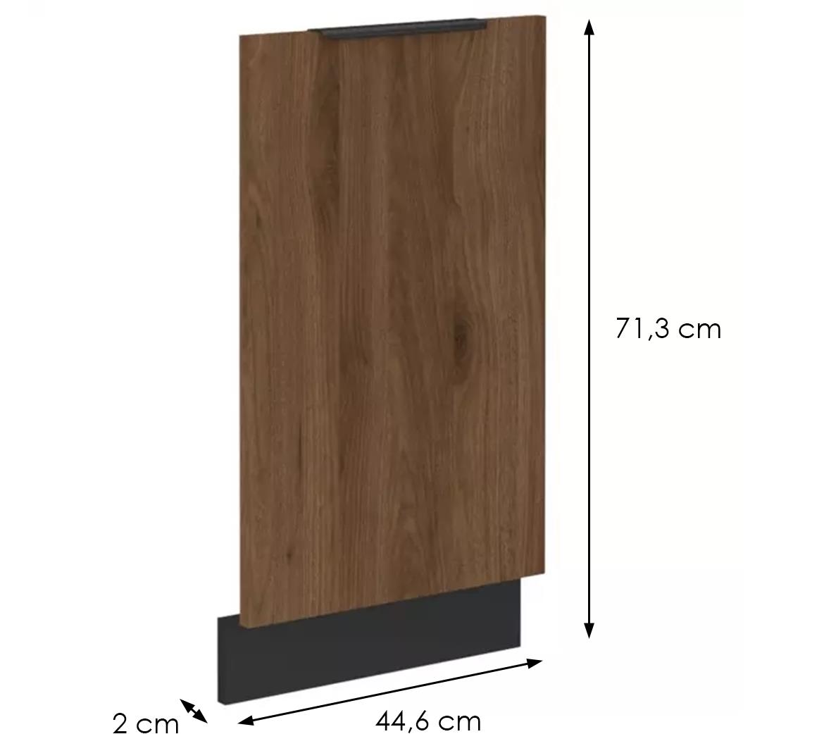 Monza kuhinjska fronta 44,6x1,6x71,3 cm orah