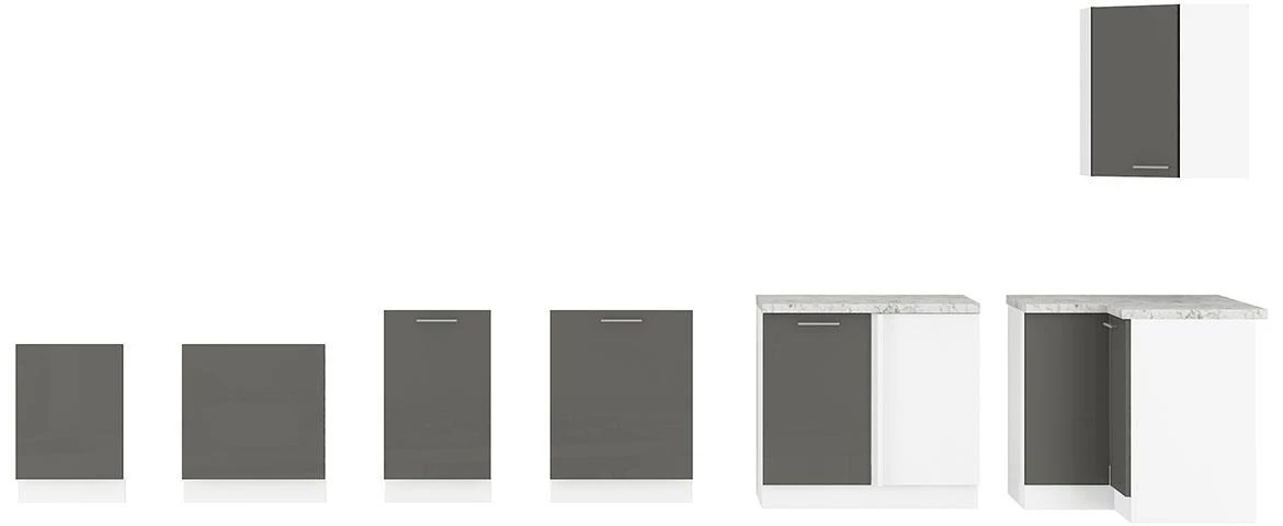 Lara 713x446 kuhinjska fronta 44,6x4x71,3 cm sivi sjaj