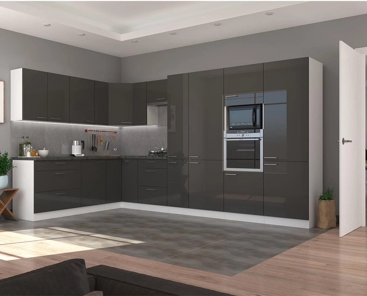 Lara 713x446 kuhinjska fronta 44,6x4x71,3 cm sivi sjaj