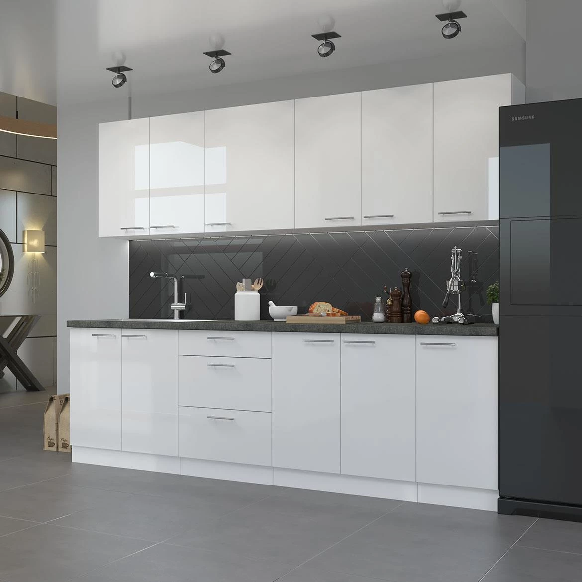 Lara, 713x596 kuhinjska fronta 59,6x4x71,3 cm bela